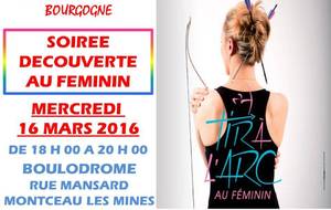 NOUVELLE SOIREE "TIR A L'ARC AU FEMININ"