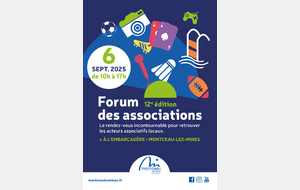 Venez nous retrouver aux forums des associations de Montceau et de Saint Vallier