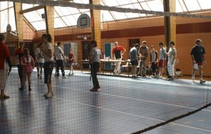 Echauffement au badminton