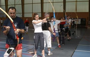 Les équipes adultes au tir