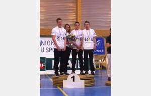 CHAMPIONS DE FRANCE UNSS 2014.