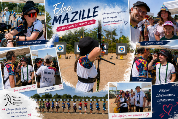 🌟 Elsa Mazille : une première expérience au Championnat de France qui en appelle beaucoup d'autres ! 🇫🇷🏹