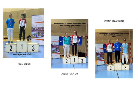 CHAMPIONNAT DE DISTRICT BOURGOGNE SALLE 2017