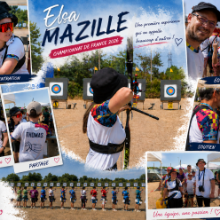 🌟 Elsa Mazille : une première expérience au Championnat de France qui en appelle beaucoup d'autres ! 🇫🇷🏹